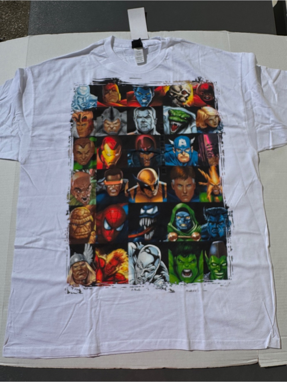 Marvel Block 2XL white shirt. NWOT